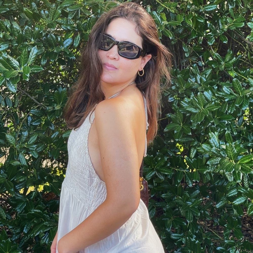 Urban Renewal linen halter mini dress - Picture 3 of 11